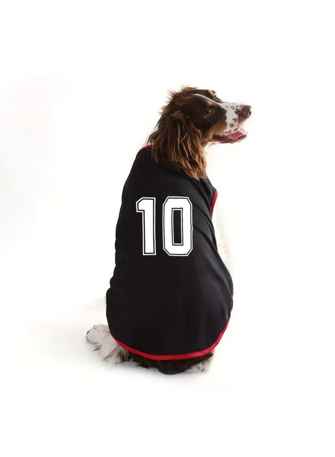 Blue Pet Jersey Vest Comfort Fit For Medium Large Dogs All Seasons Wearable - Image 1