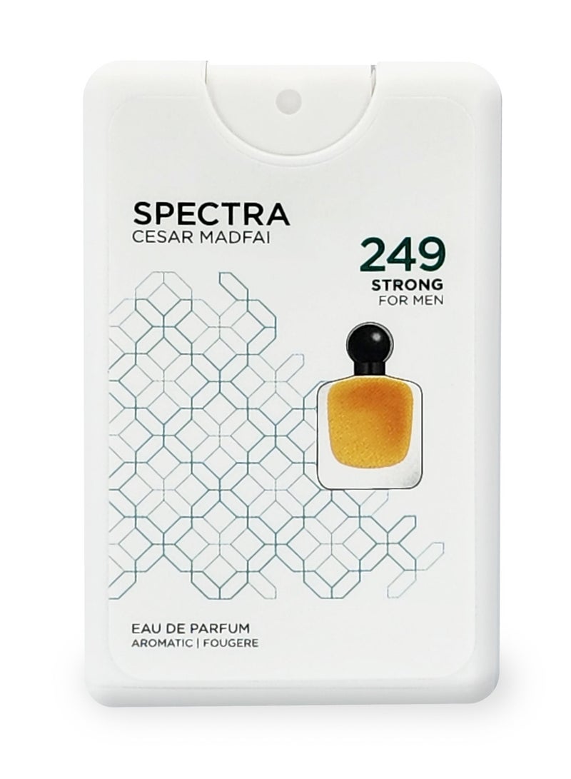 Spectra Pocket 249 Strong Eau De Parfum For Men - 18ml - Image 2