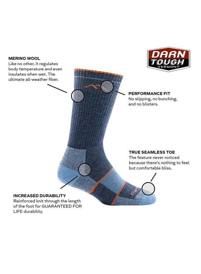 Darn Tough (Small, Plum Heather) - Boot Full Cushion Sock - Women's - Image 3