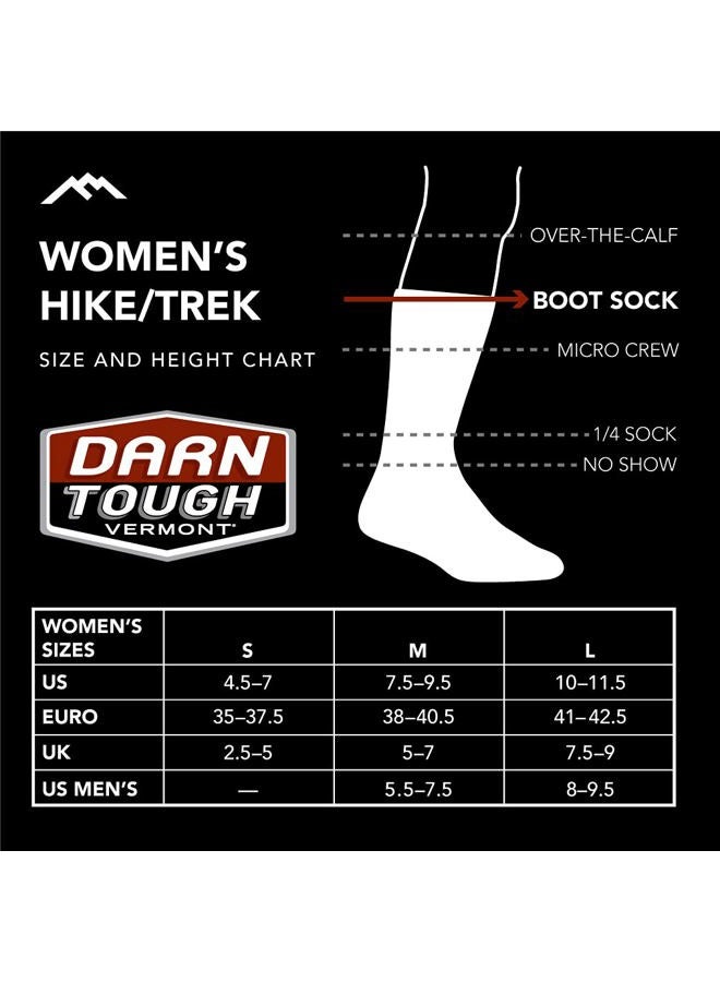 Darn Tough (Small, Plum Heather) - Boot Full Cushion Sock - Women's - Image 4