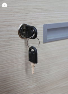 LAWAZIM Drawer Lock with 2 Piece Keys - Secure Cabinet, Mailbox, and Drawer Lock - Ideal for Locking Storage Units, Filing Cabinets, Mailboxes, and Important Documents  - Image 5