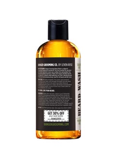 Leven Rose Leven Rose Beard Wash Shampoo by Ranger Grooming Co, Sulfate Free Natural Beard Cleanser & Conditioner for Men, Tea Tree & Peppermint for Growth & Thickening, Paraben Free 4 oz  - Image 3