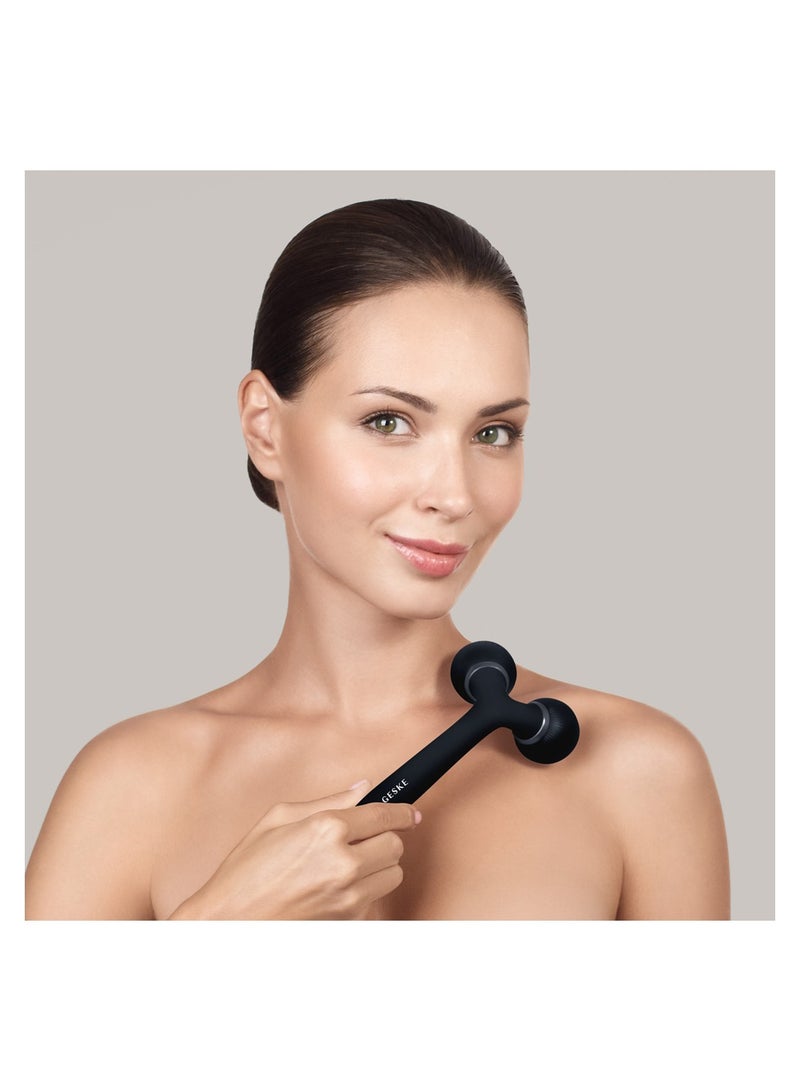 GESKE جيسكي رولر صوتي للوجه والجسم 4 في 1 أسود - Image 5