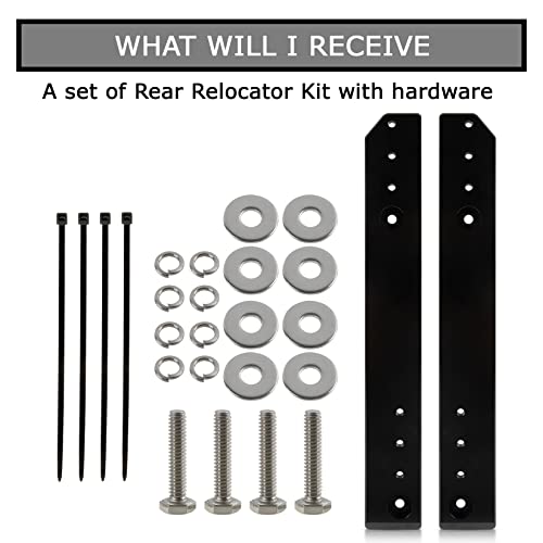 PSLER Trunk Luggage Relocator Kit Mount Tour Pak Pack Extend Plate Rack Adjustable 1''-3'' for Touring Road King Electra Street Road Glide Trikes Tri Glide 2009-2013 - Image 5