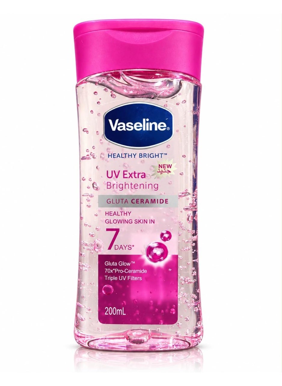 Vaseline Uv Extra Brightening Gluta Ceramide Healthy Glowing Skin In 7 Days Oil 200 ml