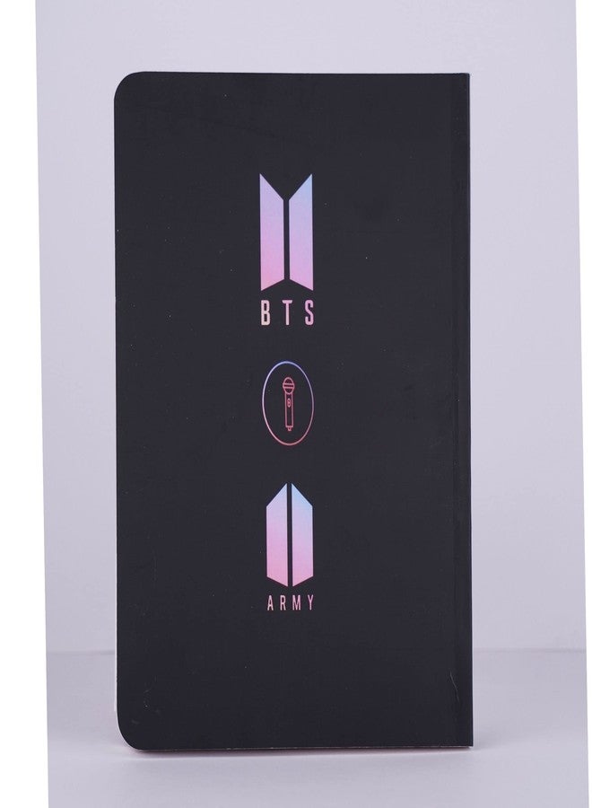 Offo BTS Bullet Proof Printed, Smooth & Velvet finish A5 Ruled Notebook/Note book - 160 Pages, Hard bound - Image 3