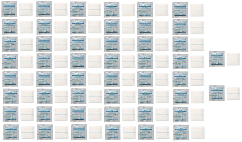 Agarwals Premium Sterile Combine Dressing Surgical Pad 10CM x 10CM (Pack of 50) - Image 1