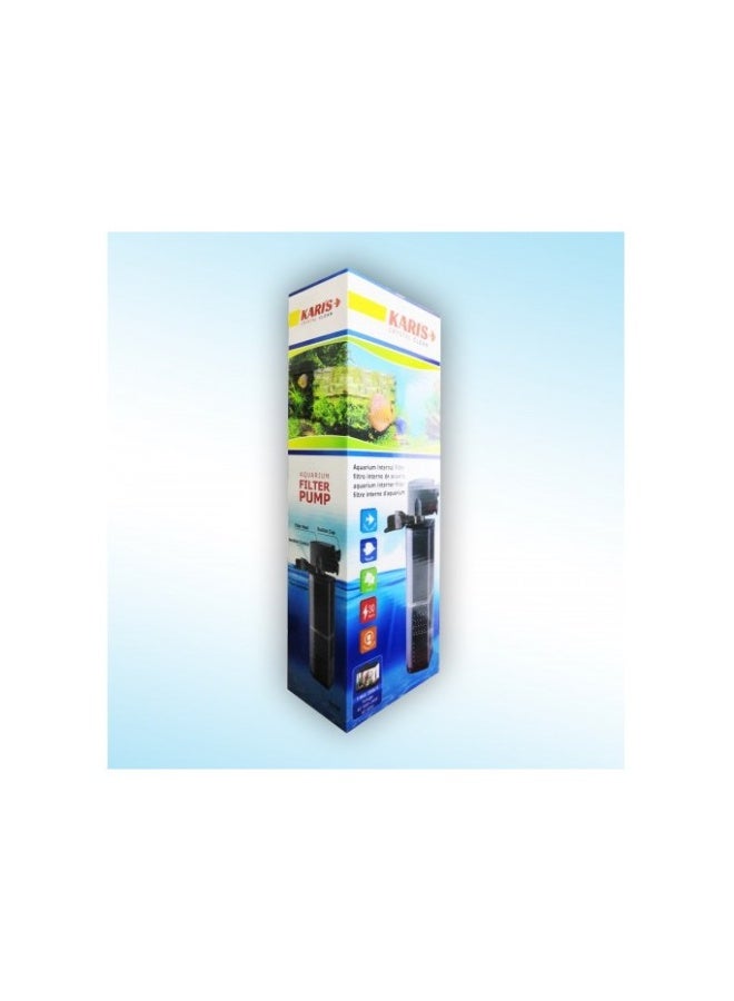 Karis Crystal Clean Aquarium Internal Filter[Max Output - 2000L/H, Power - 30W]