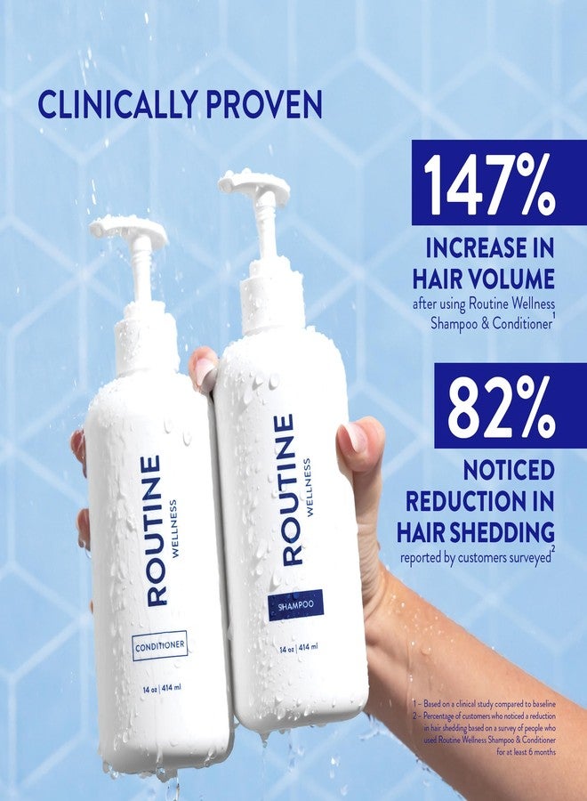 Routine Wellness Anti-Thinning Shampoo & Conditioner - Vanilla & Coconut - Image 2