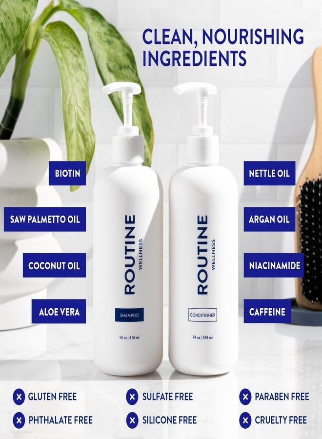 Routine Wellness Anti-Thinning Shampoo & Conditioner - Vanilla & Coconut - Image 4