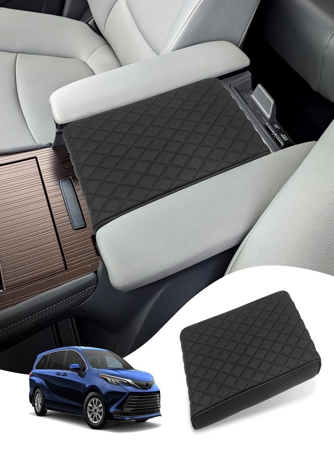 Rilsen Custom Fit for Center Console Cover Toyota Sienna 2021 2022 2023 2024 2025 2026 Armrest Cover Center Console Pad Interior Accessories Car Armrest Seat Box Cover Protector - Image 1