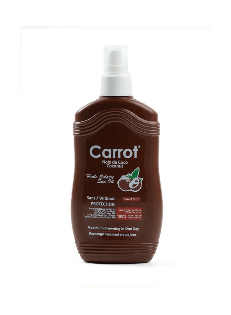 Carrot Sun Coconut Tanning Oil - Image 1