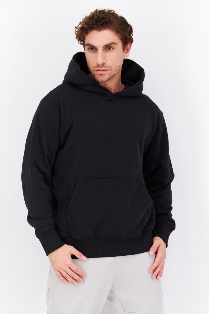 adidas Originals Men Sportswear Fit Long Sleeves Outdoor Hoodie, Black  - Image 1