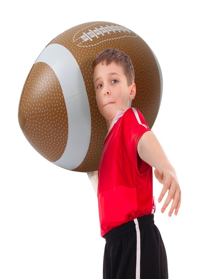 GoFloats 4 ft Giant Inflatable Football - Made From Premium Raft Grade Vinyl - Image 2