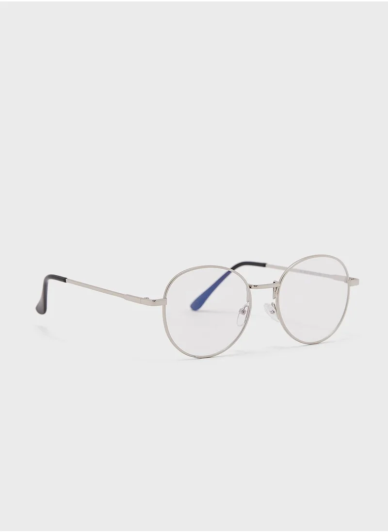 Robert Wood Anti Blue  Lens Laptop Optic Round Glasses