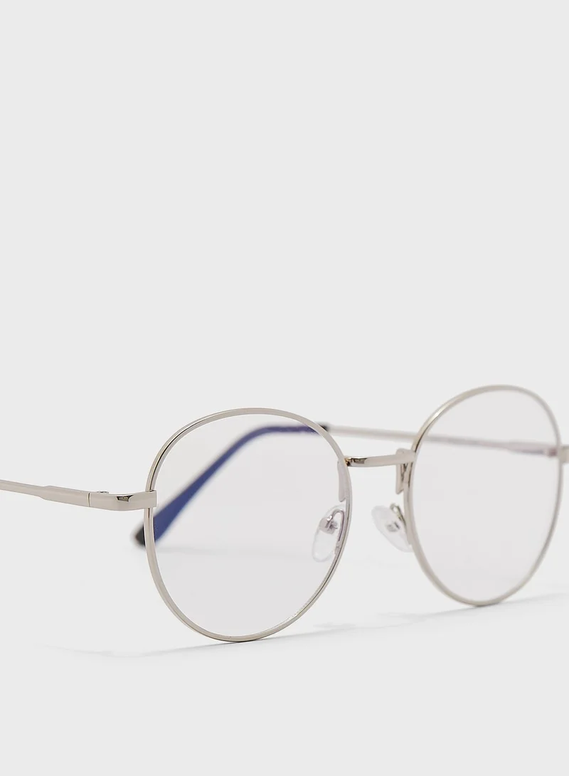 Robert Wood Anti Blue  Lens Laptop Optic Round Glasses