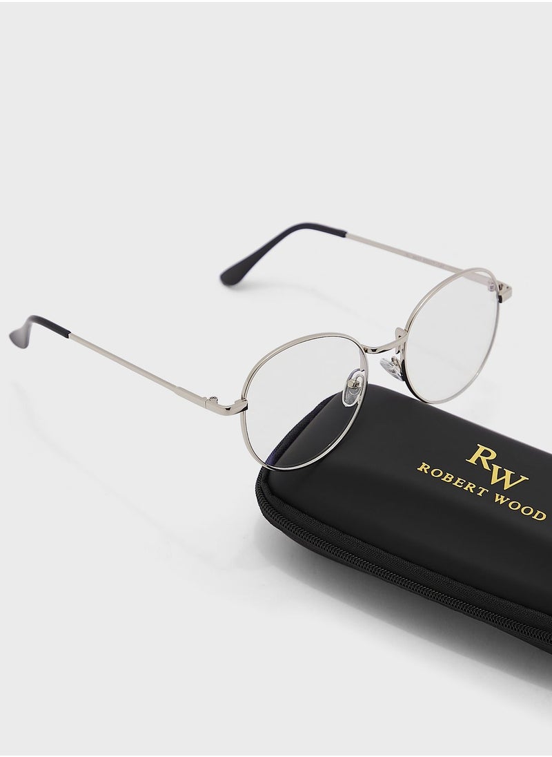 Anti Blue  Lens Laptop Optic Round Glasses