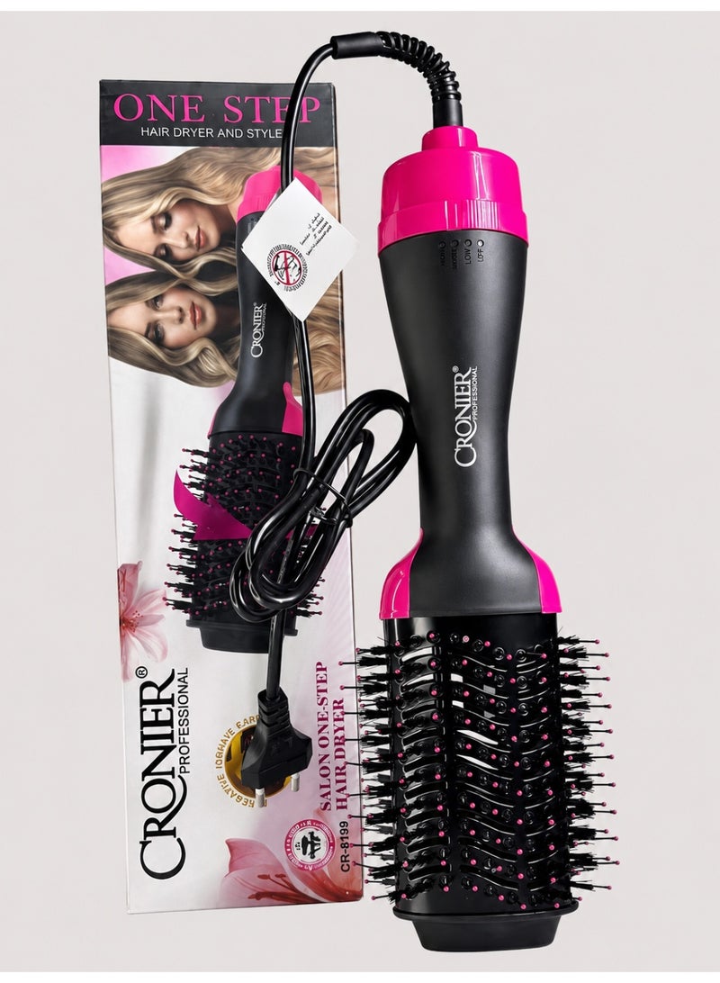 Cronier Professional Salon One Step Hair Dryer and Volumizer Styler, CR-8199 - Image 1