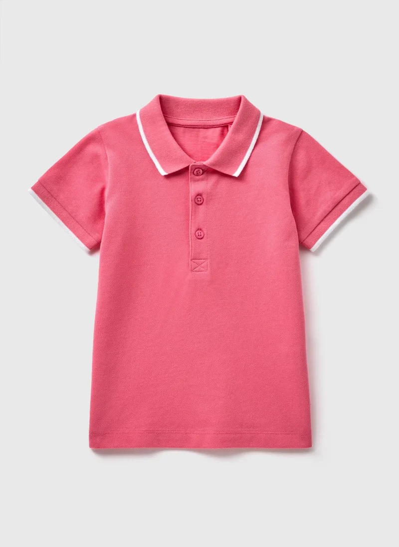 Matalan Boys Pink Casual Polo Shirt