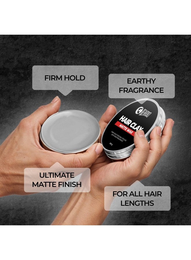 Beardo Hair Clay Wax for Men, 100 gm | Hair Clay for men | Styling Wax | Volumizing | Strong Hold | Restylable |Matte Finish | Easy to Wash Off | Texture Clay for Men - Image 4