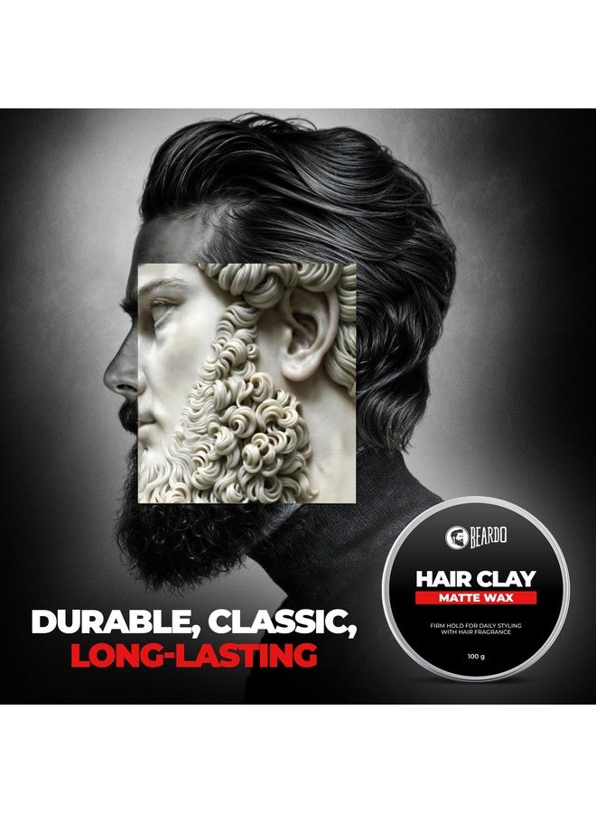Beardo Hair Clay Wax for Men, 100 gm | Hair Clay for men | Styling Wax | Volumizing | Strong Hold | Restylable |Matte Finish | Easy to Wash Off | Texture Clay for Men - Image 5