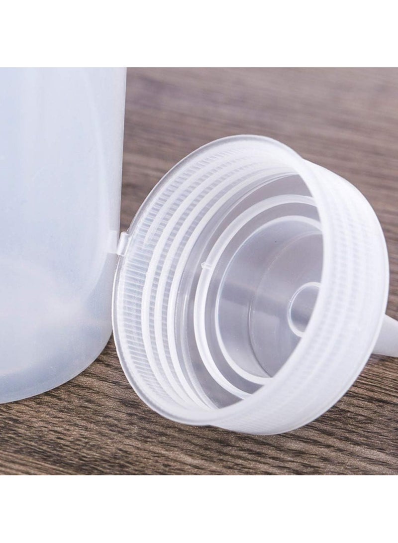 Oasisgalore 5pcs 8oz Squeeze Condiment Bottles with Cap Seasoning Dispensers 230ml  - Image 5