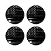 Sandfren 4PCS American Flag Car Wheel Hub Center Cap Sticker 56mm 22 USA Flag Rustproof Vehicle Rim Hub Center Cover Auto Exterior Decal Universal for Most Vehicles Style2 - Image 2