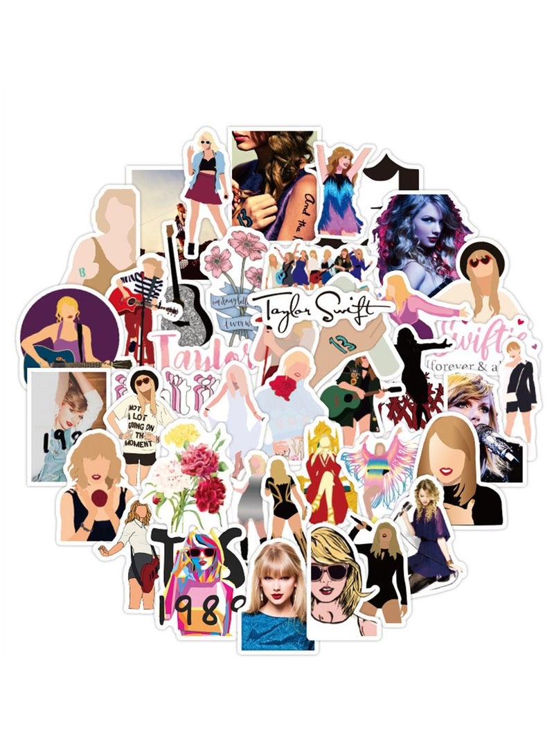 general 50-Piece Taylor  Swift Cute Vinyl Waterproof Sticker