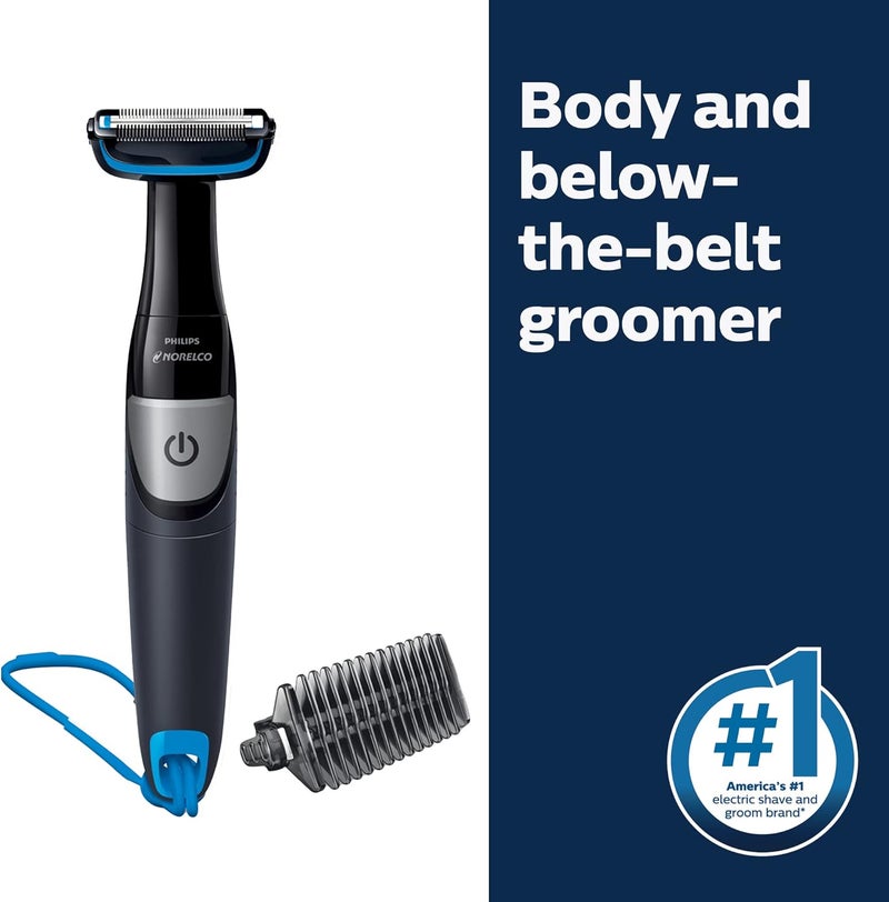 Norelco Philips Norelco BG102660 Bodygroom Series 1100 Showerproof Body Hair Trimmer and Groomer for Men - Image 2