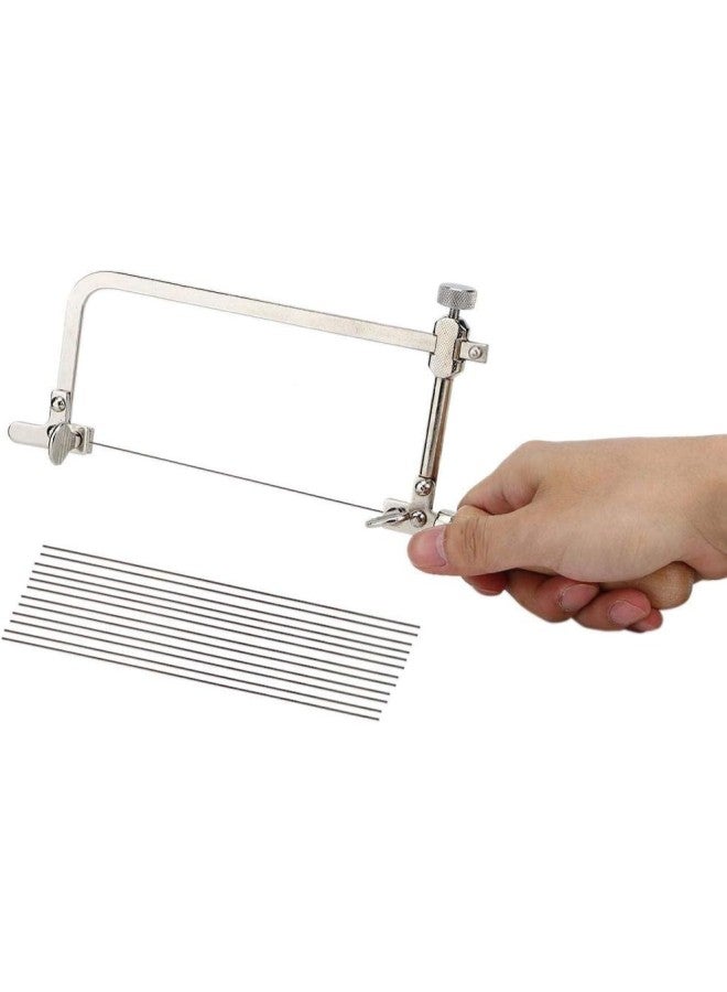 Shopping Spree JEWELERS SAW FRAME, DIY Woodworking Steel SaMakinHandle Equipment(Saw Bow+12 Saw Blade)  - Image 2