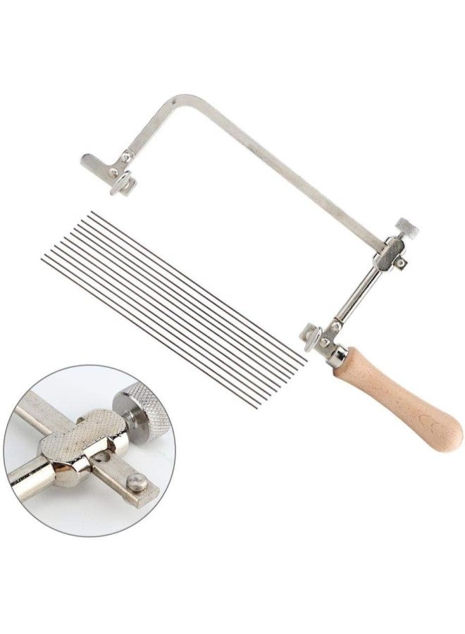Shopping Spree JEWELERS SAW FRAME, DIY Woodworking Steel SaMakinHandle Equipment(Saw Bow+12 Saw Blade)  - Image 4