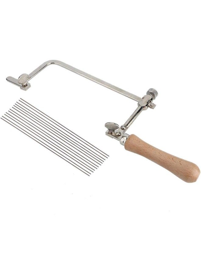 Shopping Spree JEWELERS SAW FRAME, DIY Woodworking Steel SaMakinHandle Equipment(Saw Bow+12 Saw Blade)  - Image 1