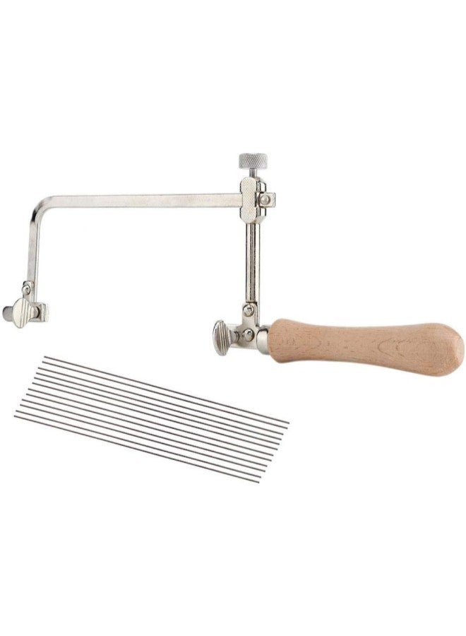 Shopping Spree JEWELERS SAW FRAME, DIY Woodworking Steel SaMakinHandle Equipment(Saw Bow+12 Saw Blade)  - Image 3