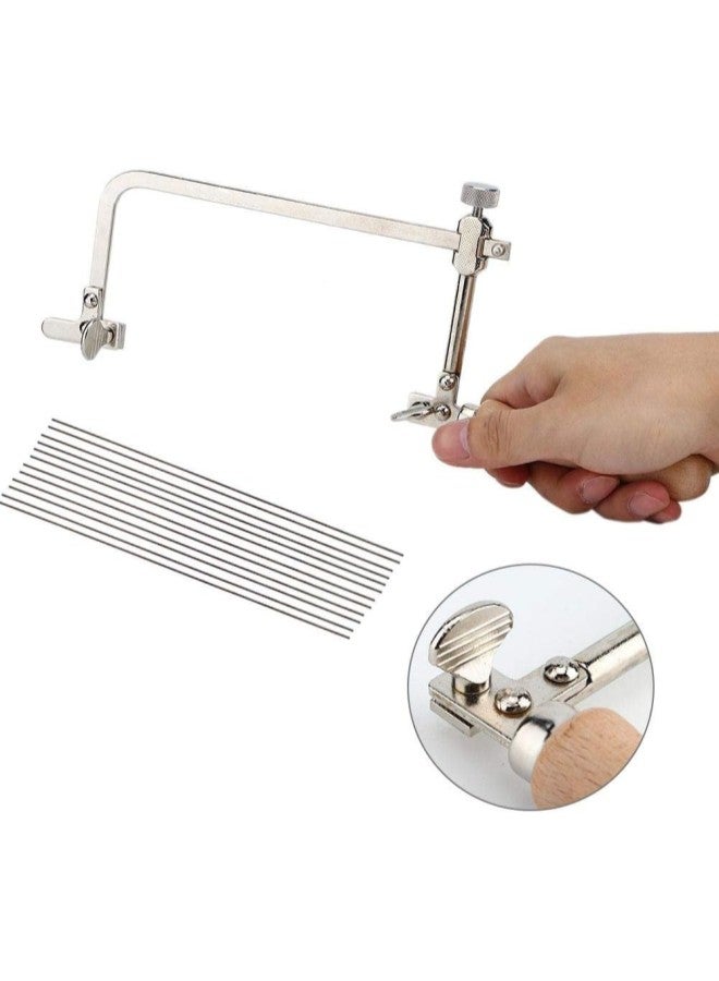 Shopping Spree JEWELERS SAW FRAME, DIY Woodworking Steel SaMakinHandle Equipment(Saw Bow+12 Saw Blade)  - Image 5