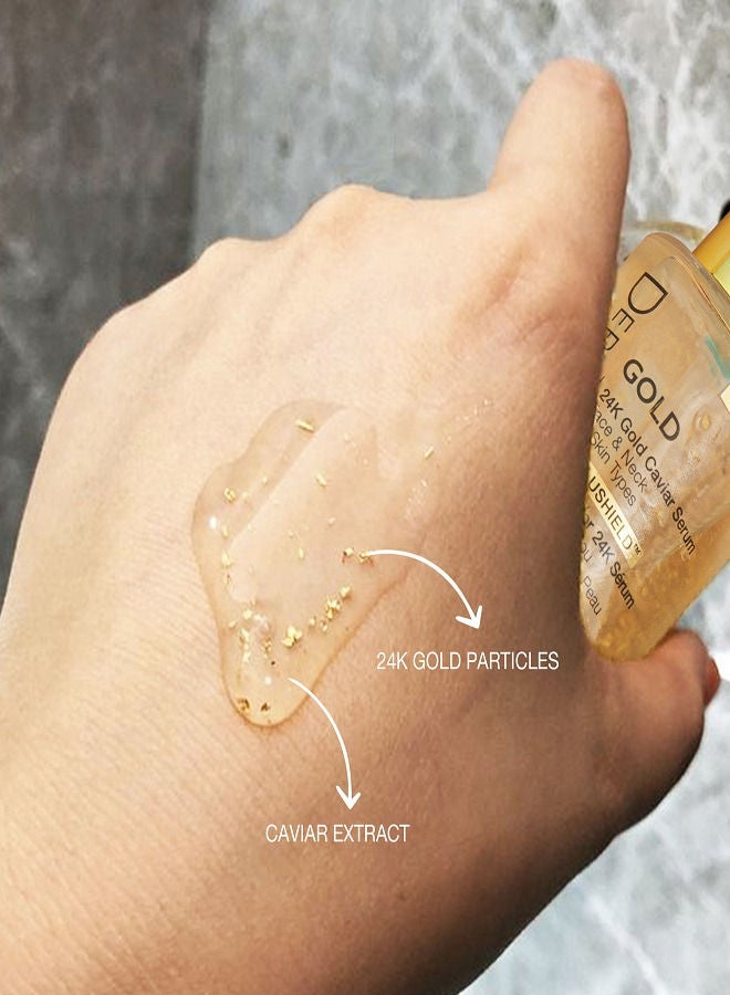 ديرماتيك سيروم الكافيار الذهب عيار 24 للوجه والرقبة لجميع أنواع البشرة 30 مل - Image 2