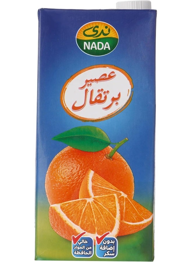 Nada عصير برتقال ندى طويل الأمد - عبوة تترا، 1 لتر - Image 2