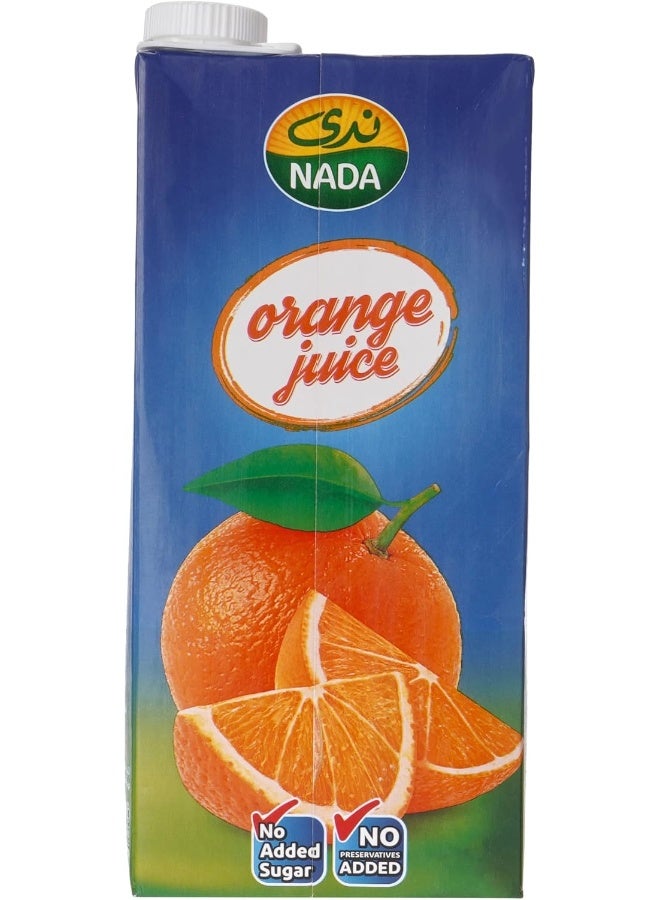 Nada عصير برتقال ندى طويل الأمد - عبوة تترا، 1 لتر - Image 1