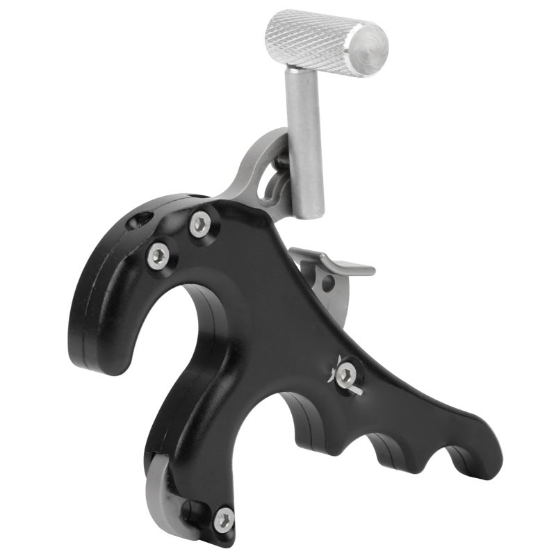 CUPID Metal Release Aids Four Fingers Grip Thumb Caliper Trigger Compound Bow Accessoriesblack - Image 3