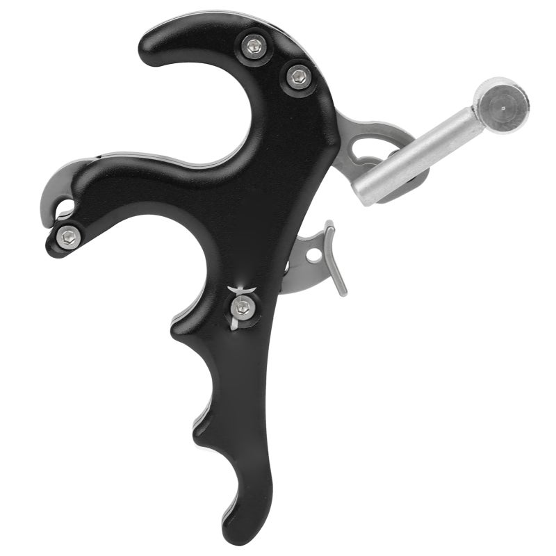 CUPID Metal Release Aids Four Fingers Grip Thumb Caliper Trigger Compound Bow Accessoriesblack - Image 5