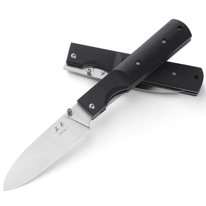 Miki سكين مطبخ ياباني قابل للطي بمقبض G10 وشفرة من الفولاذ المقاوم للصدأ 440A - Image 4