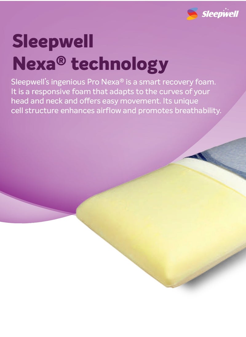 سليب ويل Nexa Regular Pillow اكتشف وسادتك المثالية التي تدعم موازنة الوسادة المريحة والجودة لنوم مريح  - Image 3