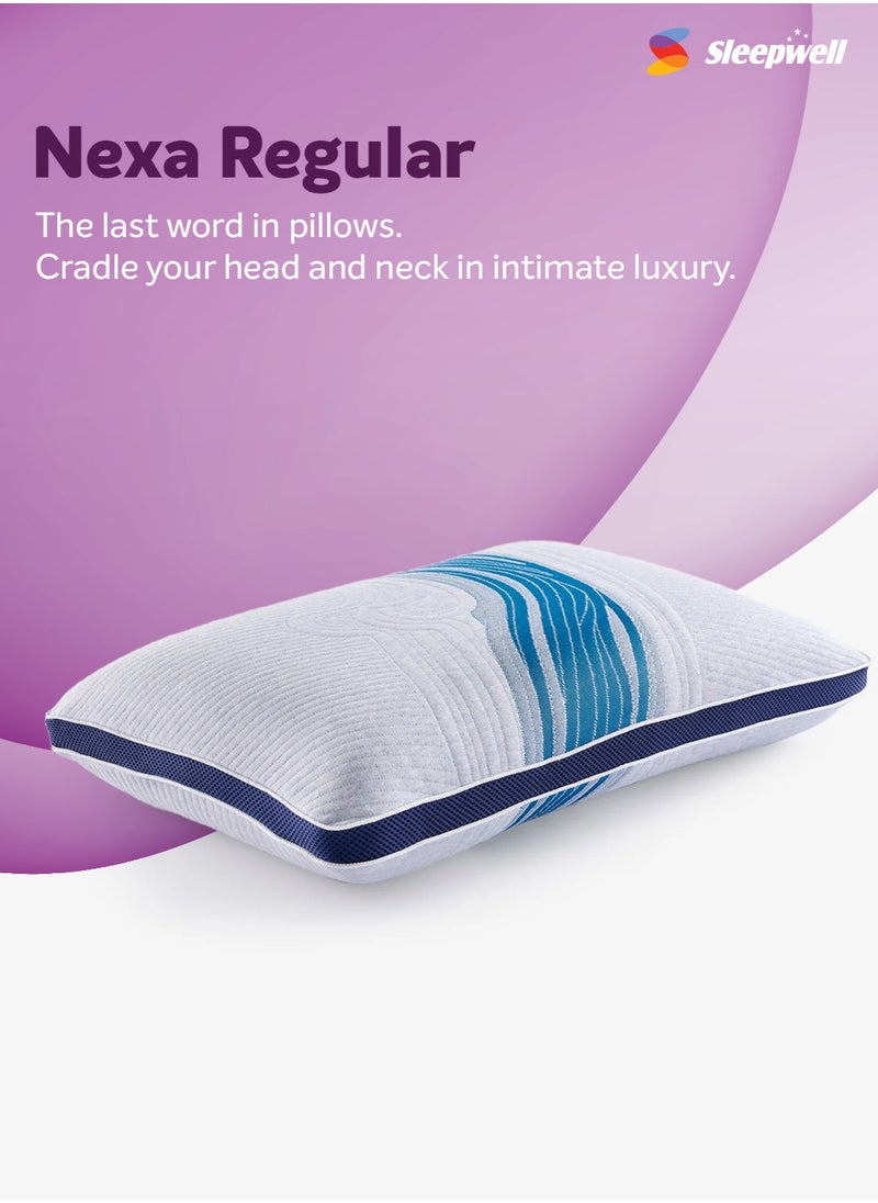 سليب ويل Nexa Regular Pillow اكتشف وسادتك المثالية التي تدعم موازنة الوسادة المريحة والجودة لنوم مريح  - Image 2