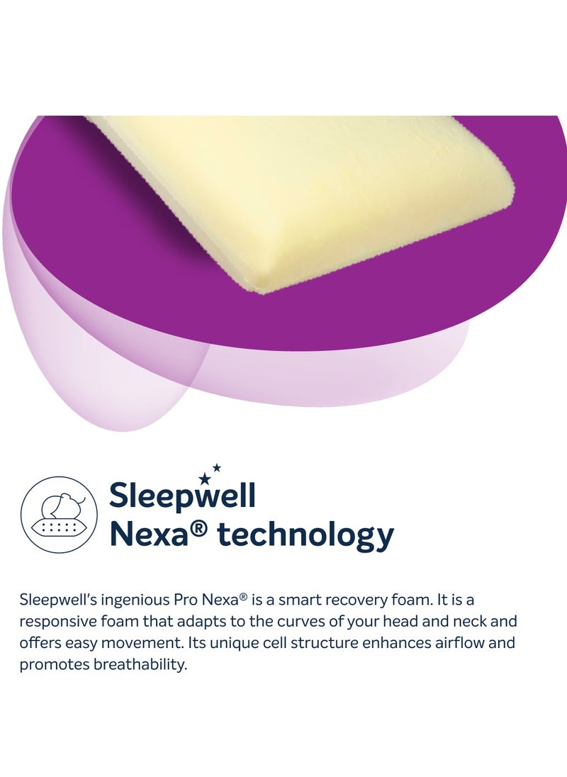 Sleepwell Nexa Regular Pillow Discover Your Perfect Pillow Balancing Support Comfortable Pillow and Quality for a Restful Sleep  - Image 3
