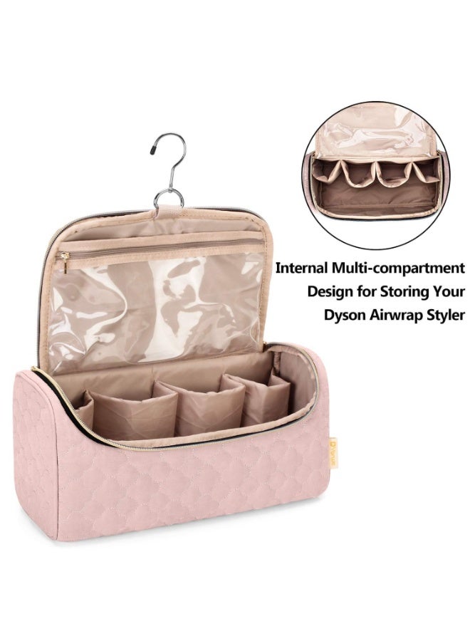 general Travel Case Compatible with Dyson Airwrap Complete Styler and Attachments, Portable Storage Bag with Hanging Hook for Hair Curler Accessories - Image 2
