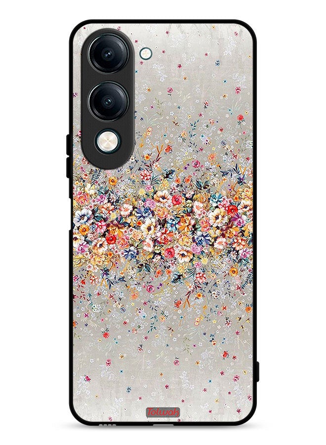 Tolwak vivo Y29s Protective Case Cover Small Flowers Abstract Art - Image 1