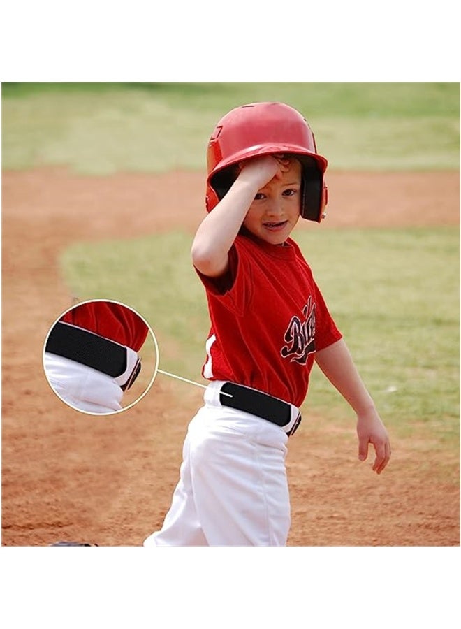 Softball Belt, 6 Pcs Youth Elastic Baseball Belt, Outdoor Sports Elastic Belt, 22-32 Inch Waistline Adjustable Softball Belt for Kids Boys and Girls  - Image 3