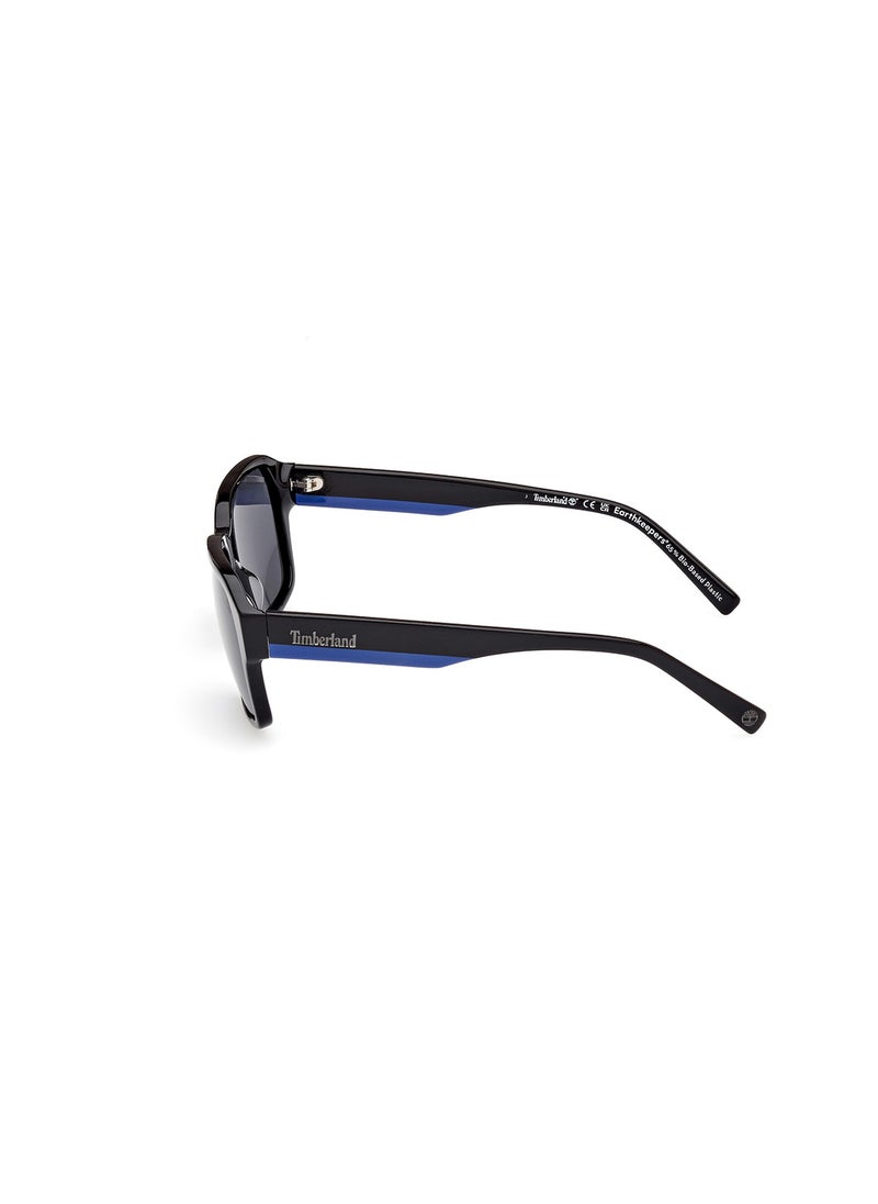 Timberland - Men's Polarized Square Sunglasses - TB934301D57 - Lens Size: 57 Mm - Image 1