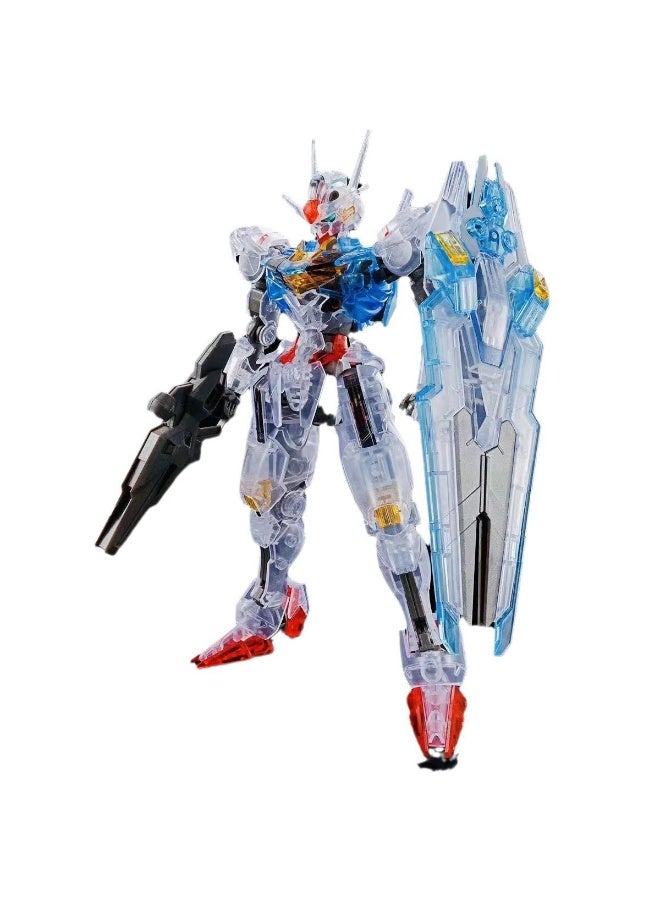 HALAMODO Gundam Xingdong HG FL - 09 Translucent - Colored Witch of Mercury Action Figure Mecha Assembly Model with Stand, a Super Cool Desktop Decoration, an Assembly Toy Loved by Both Boys and Girls - Image 1