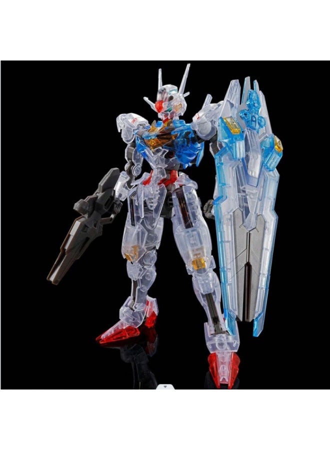 HALAMODO Gundam Xingdong HG FL - 09 Translucent - Colored Witch of Mercury Action Figure Mecha Assembly Model with Stand, a Super Cool Desktop Decoration, an Assembly Toy Loved by Both Boys and Girls - Image 2