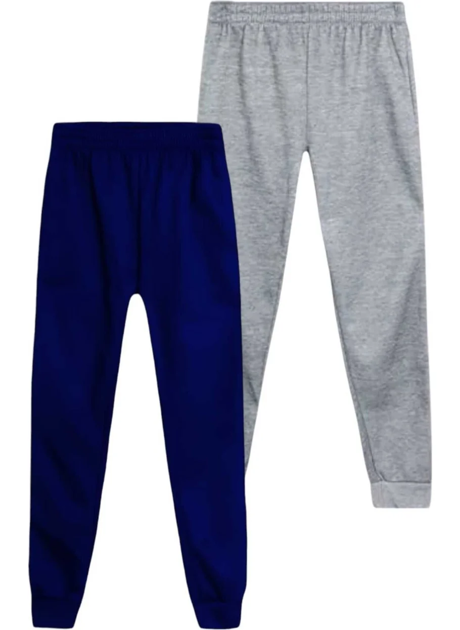 Tezzgelsin Kids Elastic Waist Jogger Sweatpants 2-Piece Set